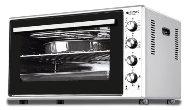 Forno elettrico ventilato 75l,doppio vetro termico,mm752x527x452 bicol