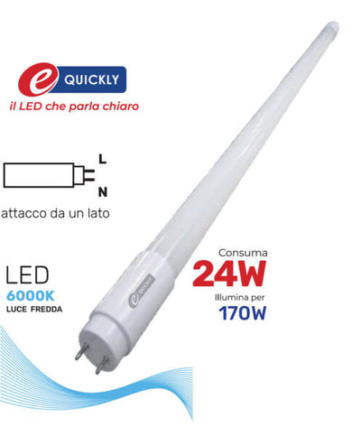 Tubo ledg13 1500mm 24w 2160lm 6000k