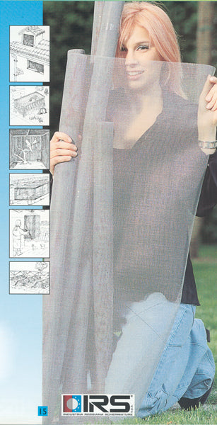 Zanzariera fibra vetro tipo americano h.60 grigia