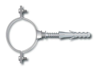 Collarino zincato diametro mm.42 con tassello (pz.50)