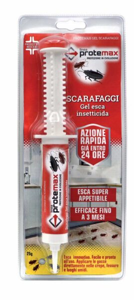 Esca gel siringa scarafaggi 25 gr.