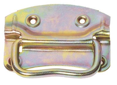 Maniglia per bauli zinc.bianca cm9