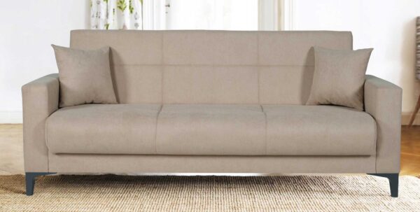 Divano Boston 3 posti tessuto beige brown