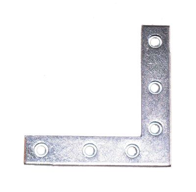Angoli di rinforzo mm40x40x12 in acciaio zincato sp.1,8.(pz.100 conf.)