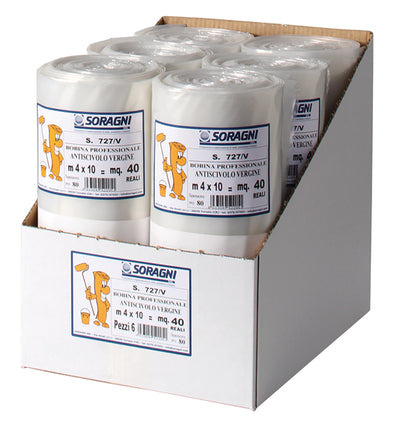 Bobinetta fogl.poliet.mt.4x10 trasp