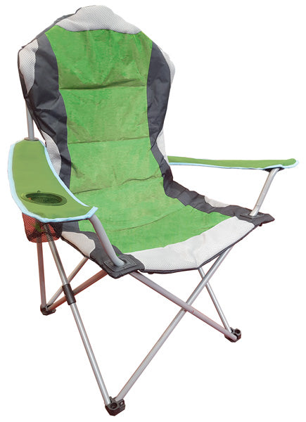 Poltrona chiudibile camping verde