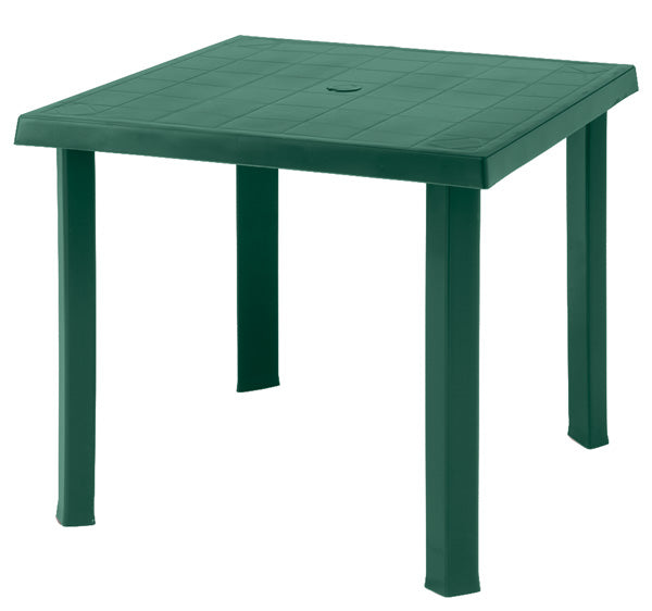 Tavolo mod.figaro verde 80x80