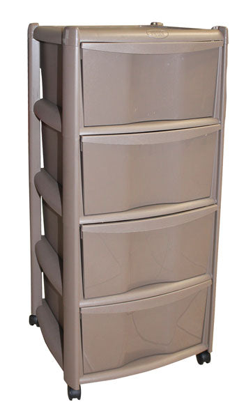 Cassettiera vulcano 4cass.corteccia