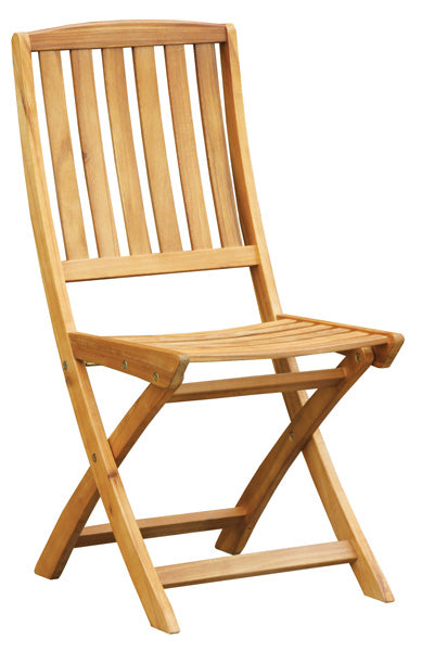 Sedia pieghevole acacia 56x43x96h