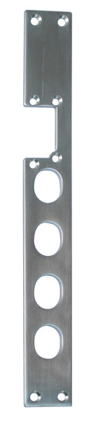 Frontale inox art.9530 mm.28 4fori