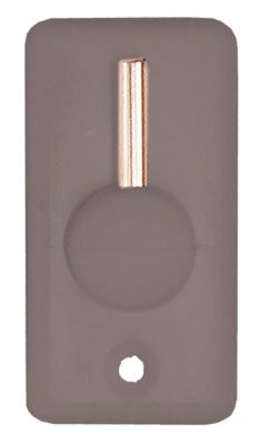 Gancio per tenda briss briss colore: marrone 4 pezzi