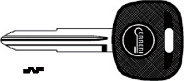 Chiave Auto Senza Trasponder T00MIT7P