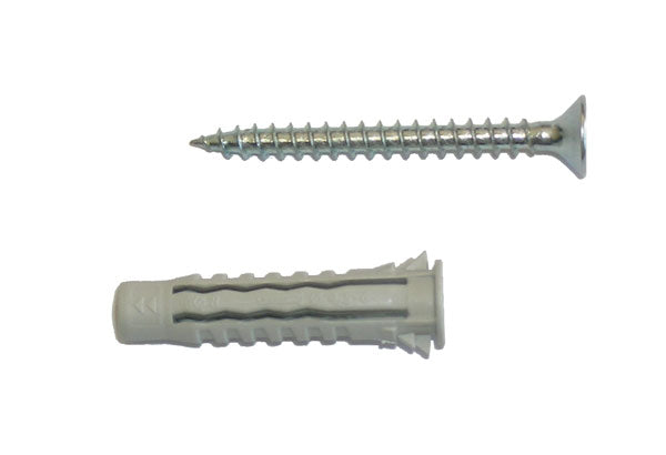 Tasselli nylon f4 mm6+vit+barattolo promo 100pz