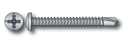 Vite testa cilindrica autoperforante zincata 3,5x32 (pz.500)