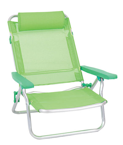 Spiaggina alu/texil.5 pos.verde