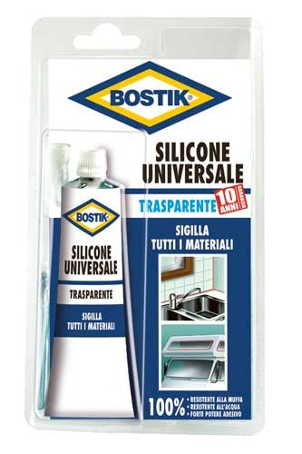 Bostik univ.silicone ml.60 traspar.