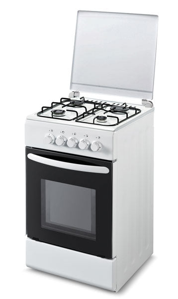 Cucina a gas 4 fuochi piu forno l50xp60xh85