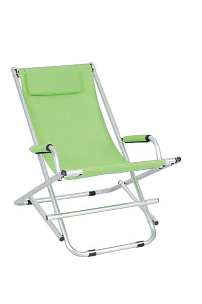 Dondolino alu/poliest.rock verde