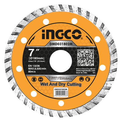 Disco diamantato 180mm turbo