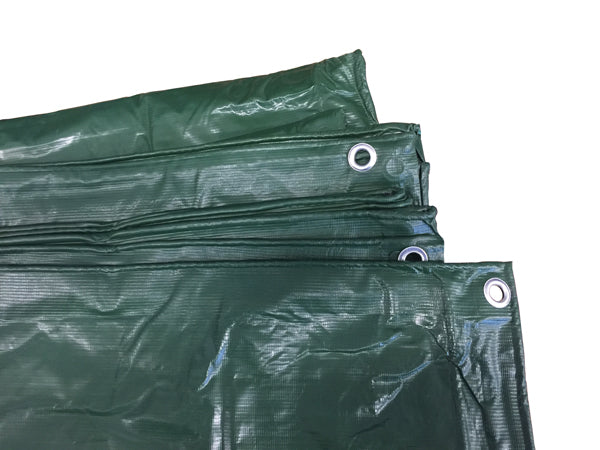 Telo pvc verde mt.6x8 gr.280