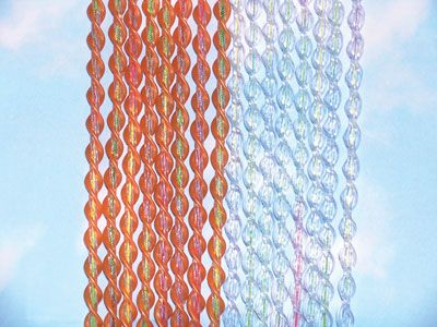 Alice multicolor mis.100x220 trasparente/arancio