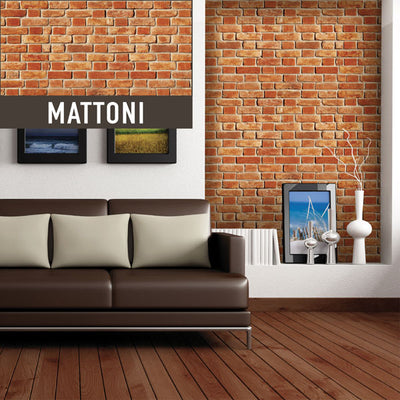 Plastonda decor 50x100 3mm mattoni