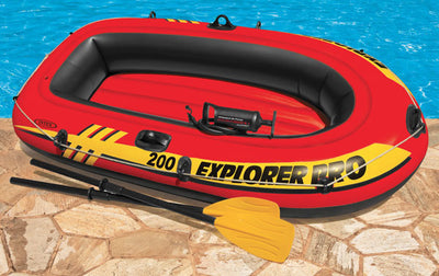 Canotto explorer pro200+remi intex