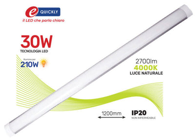 Led batten 30w 2700lm 1200mm 4000k