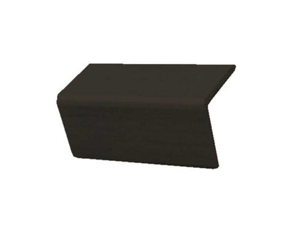 Paraspigolo angolare pvc 16x16 liscio nero