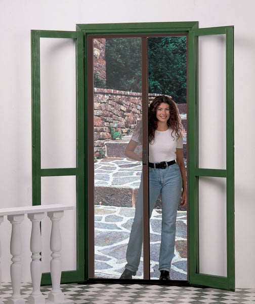 Zanzariera porta laterale 250x150 marrone art.effe 210730n