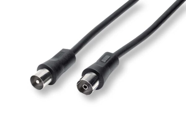 Cavo antenna sp.iec75ohm/pres iec75ohm+ adatt.sp/sp.iec75ohm 2mt nero