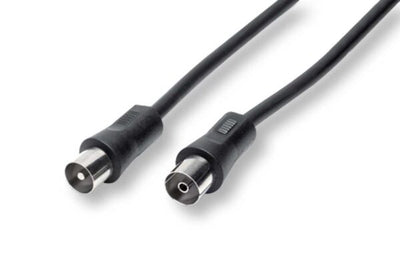 Cavo antenna sp.iec75ohm/pres iec75ohm+ adatt.sp/sp.iec75ohm 2mt nero