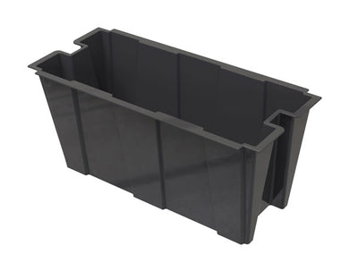 Fioriera interna per separe colore nero cm.79x35x37h Capacità: 63 lt.