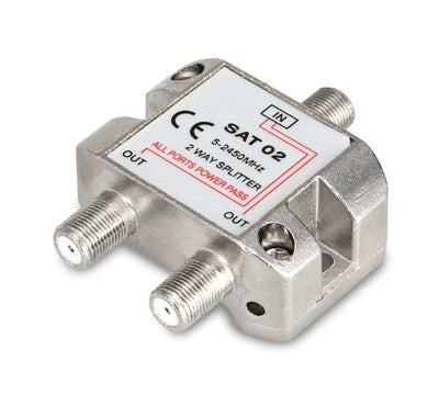 Partitore 1in-2out per segnali d'antenna satellitari