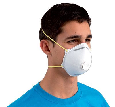 Maschere filtranti c/valvola ffp1