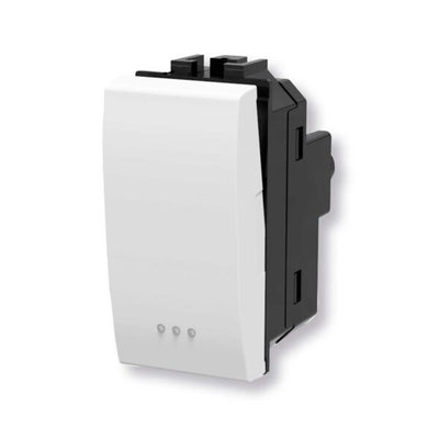 Interruttore Unipolare bianco Serie Living