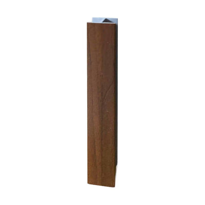 Giunzione lineare per zoccolo in PVC H 15 cm. noce scuro