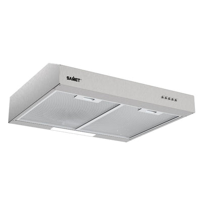Gruppo cappa Samet sottopensile motore singolo 3 livelli Tornado6025 inox classe D