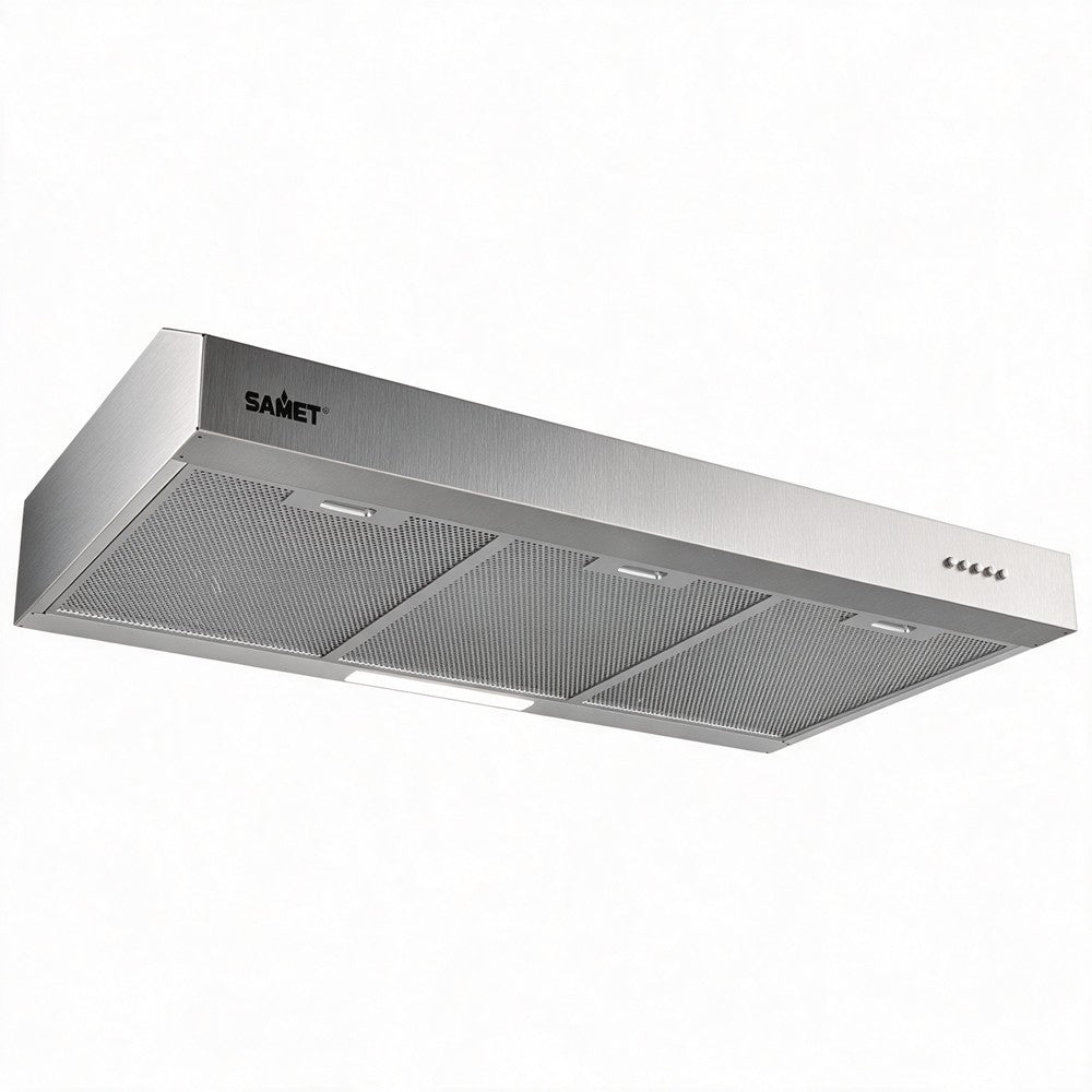 Gruppo cappa sottopensile Tornado9025 motore singolo 90 cm. inox Samet classe D
