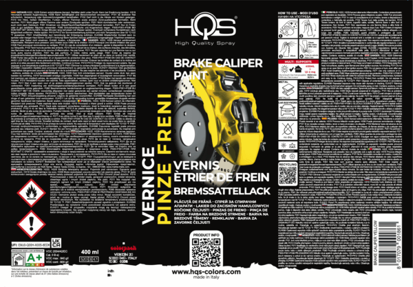 HQS - Spray - Vernice per Pinze Freno (Tutti i Colori)