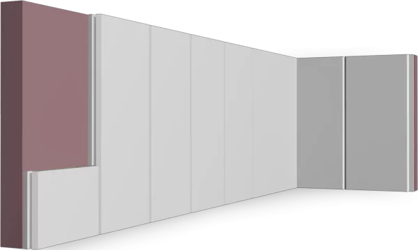 CORNICE DOGA PERLINE 100x13 mm JX123 PROFILO 2 MT.