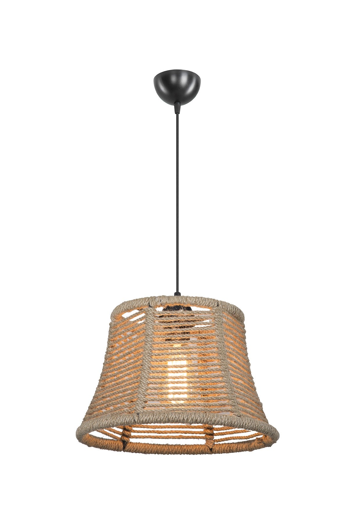 Lampada da soffitto Besta ASZ1745 con paralume in iuta