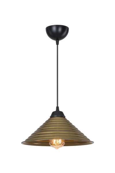 Lampada da soffitto Sava ASZ1619 con paralume in metallo bronzo