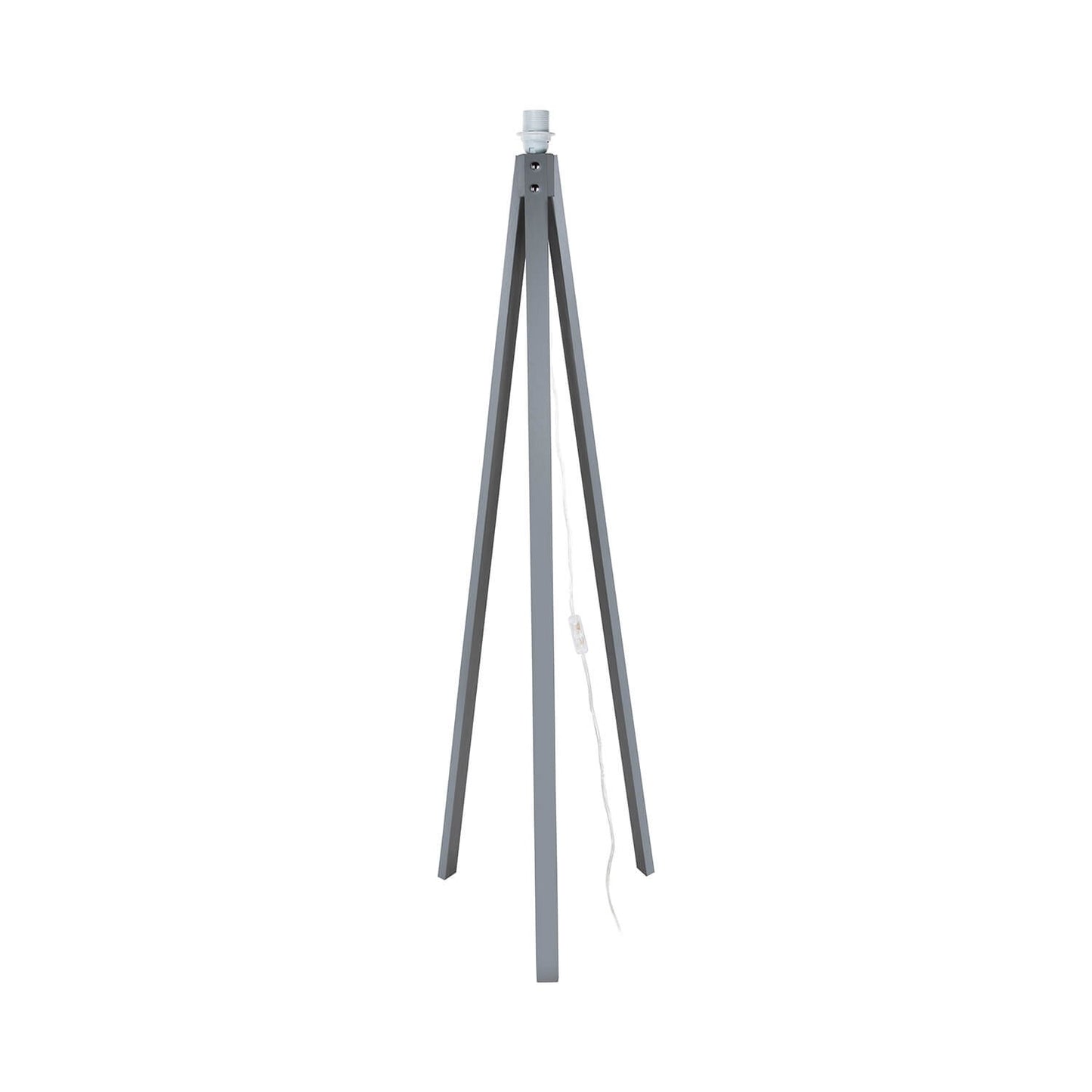 Lampada da terra Deco MDL3009 treppiede colore grigio