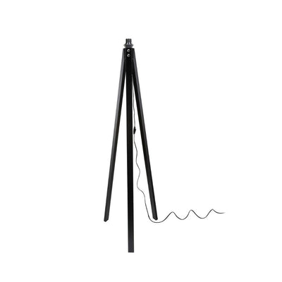 Lampada da terra Deco MDL3010 treppiede legno nero