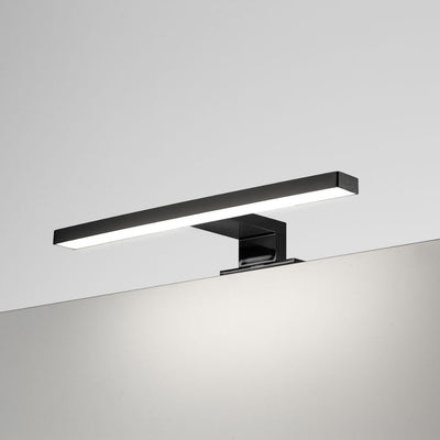 Lampada LED Kyra per bagno 300 mm nera