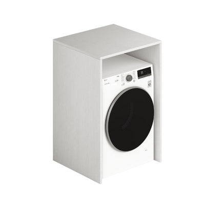 Laundry copriasciugatrice in legno 71x65x105 bianco frassinato