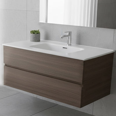 Lavabo consolle da appoggio LAV9100S in ceramica 1 vasca 101x46.5 cm. bianco lucido