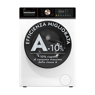 Lavatrice Daya DSW1014681A 10 kg 1400 giri Inverte BLDC programma vapore bianco classe A -10%