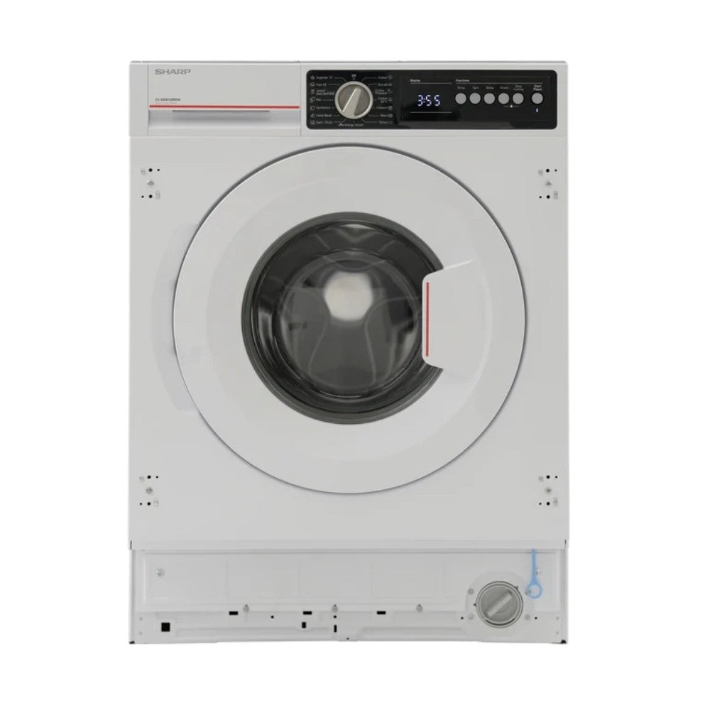 Lavatrice integrata Sharp ES-NIB814BWNA-IT 8 kg 1400 RPM classe A con tecnologia a vapore